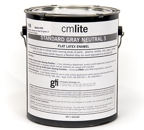 Munsell N5 Neutral Grey Paint